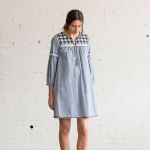 Ulla Johnson Embroidered Bohenian Dress, size 6